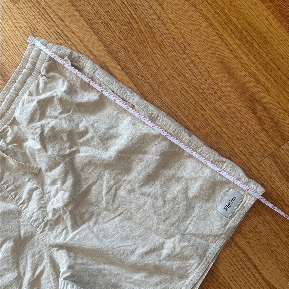 Rhythm Cotton/Linen Drawstring Shorts - Picture 9 of 12